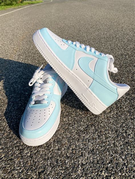 baby blauw nike air force|Nike Air Force one baby blue.